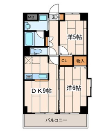 メゾンフローレ 間取り図