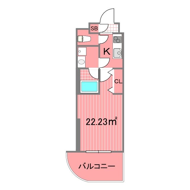 グリフィン新横浜八番館 間取り図