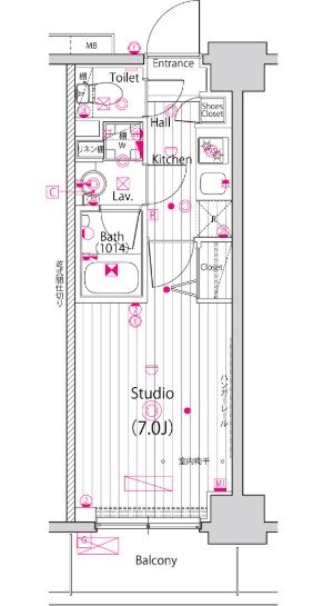 ガーラプライム横濱関内   間取り図