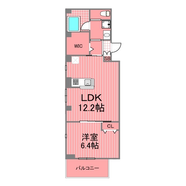 ビューノ伊勢町 間取り図