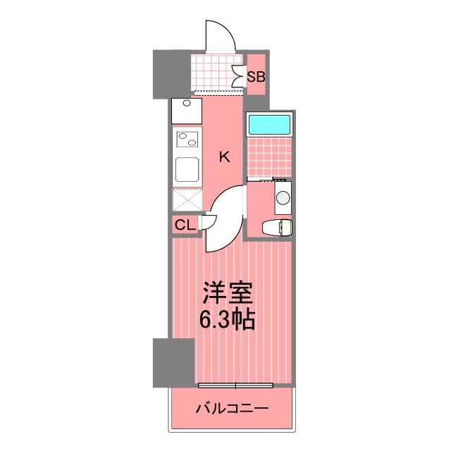 ビエント横濱鶴見 間取り図