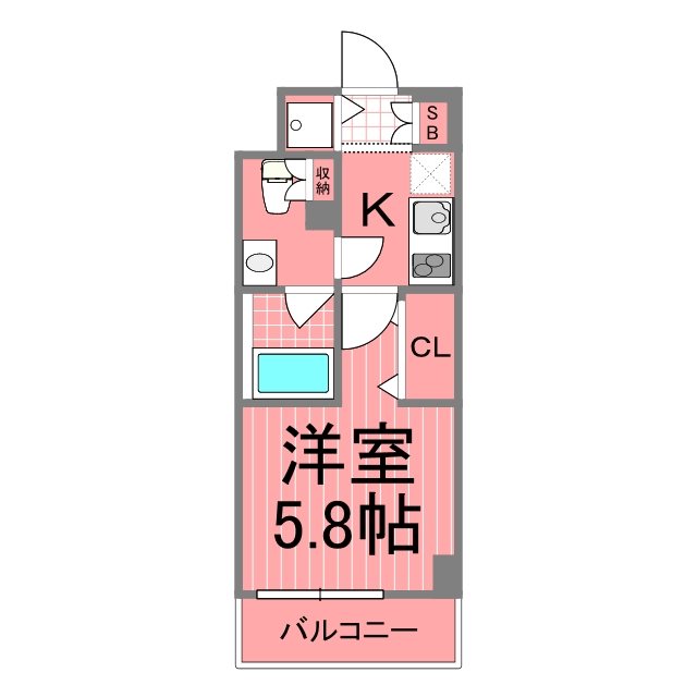 ルミード横濱鶴見 間取り図