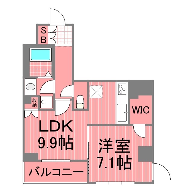 ビエント横濱鶴見 間取り図