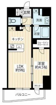 サンクレイドル横濱弘明寺 間取り図