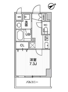 ザパームス横浜磯子 間取り図