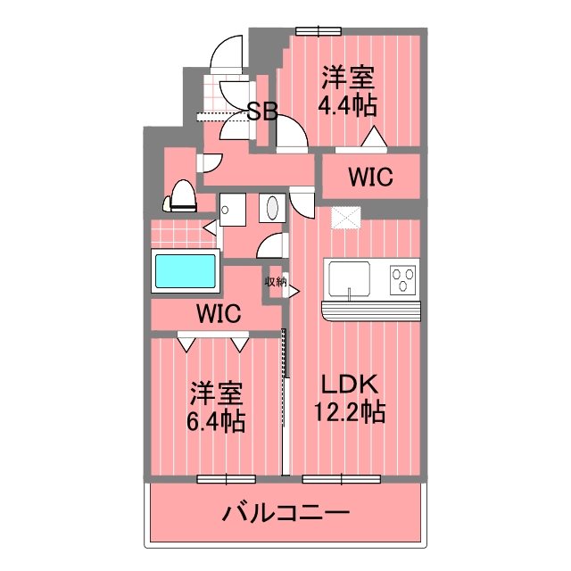 ダイコク日限山 間取り図