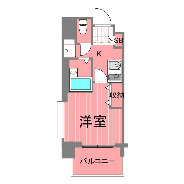 エクセリア横浜  間取り図