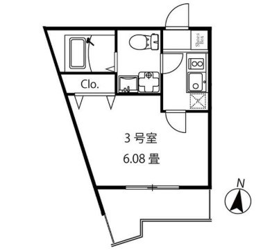 カーサフェリーチェ妙蓮寺 間取り図