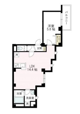 アンブル横濱 間取り図