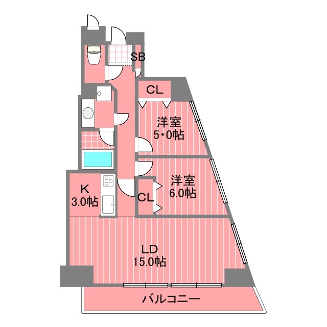 ベイサイドハウス  間取り図