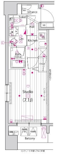 ガーラステーション横濱大通り公園 間取り図