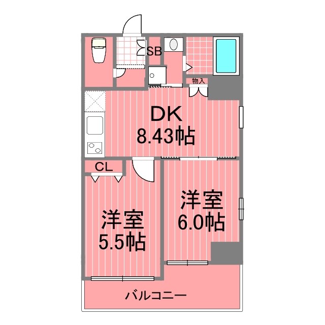 フレンズシティ  間取り図