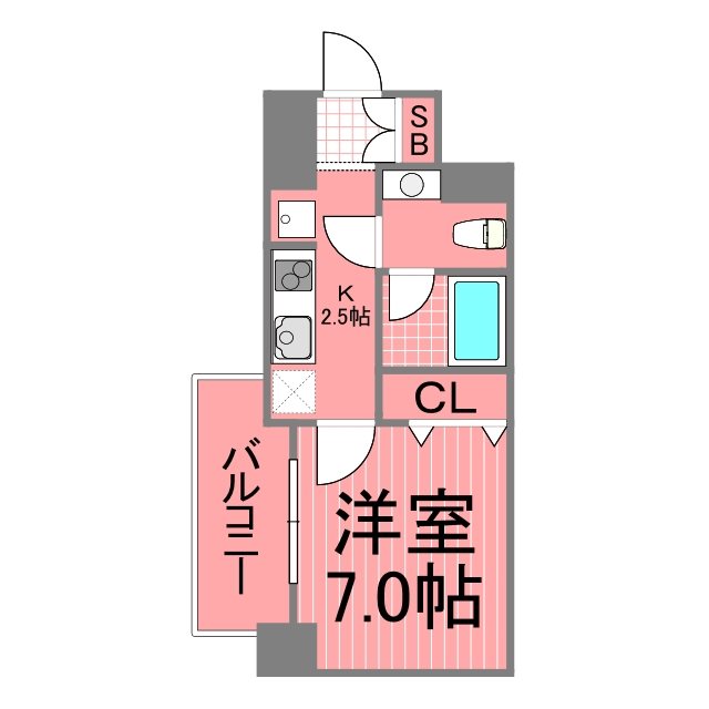 クレド新横浜 間取り図