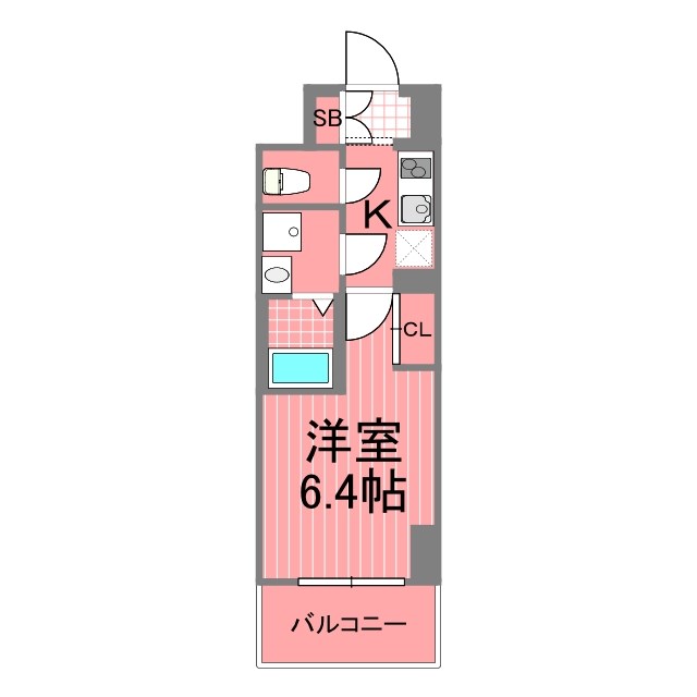 ラフィスタ川崎ツー 間取り図