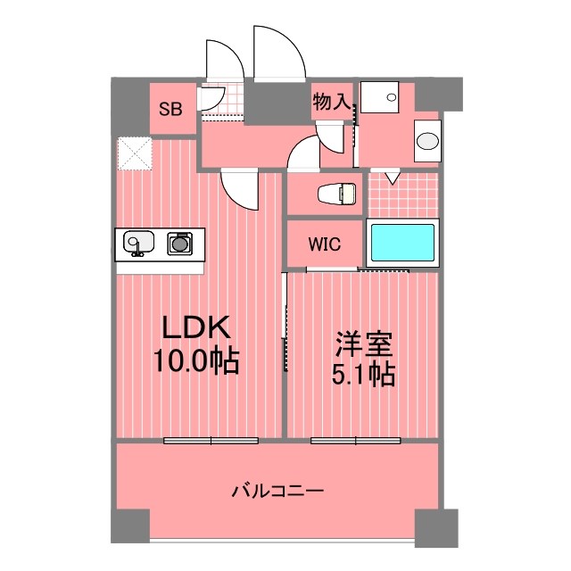 コモド川崎 間取り図