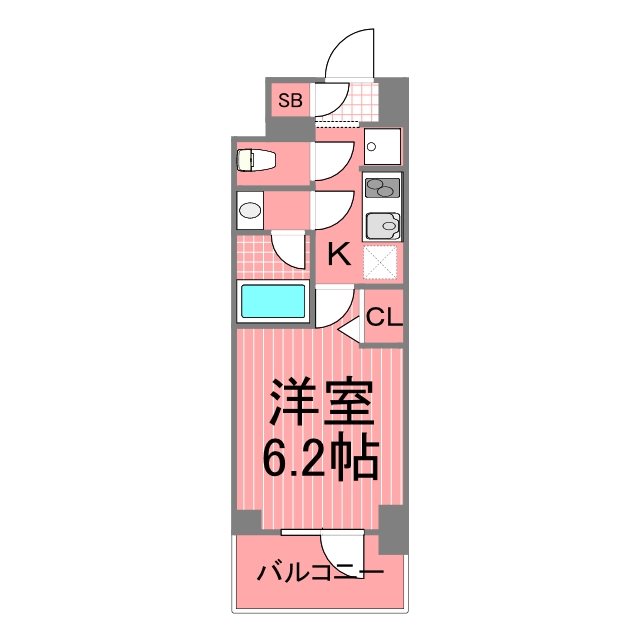 プレールドゥーク横濱浅間町  間取り図