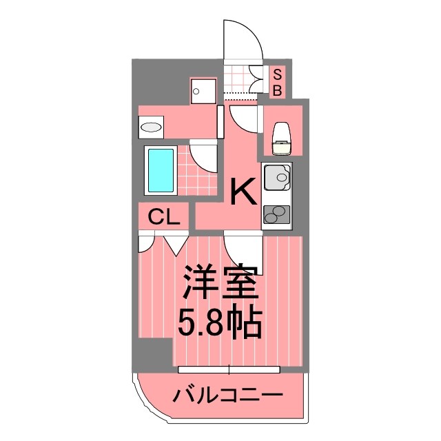 グリフィン新横浜七番館 間取り図