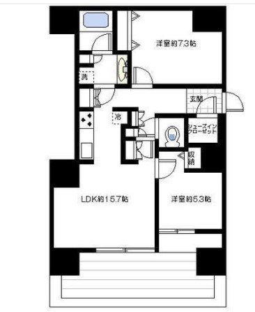 ヨコハマシーナリータワー 間取り図