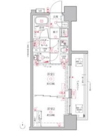 クレイシアアイズ川崎 間取り図