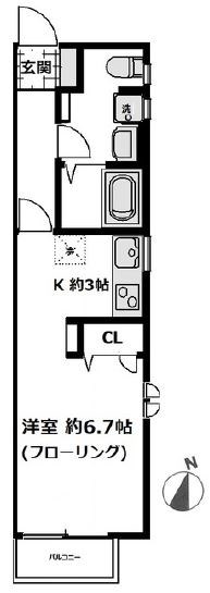 フェリーチェ妙蓮寺 間取り図