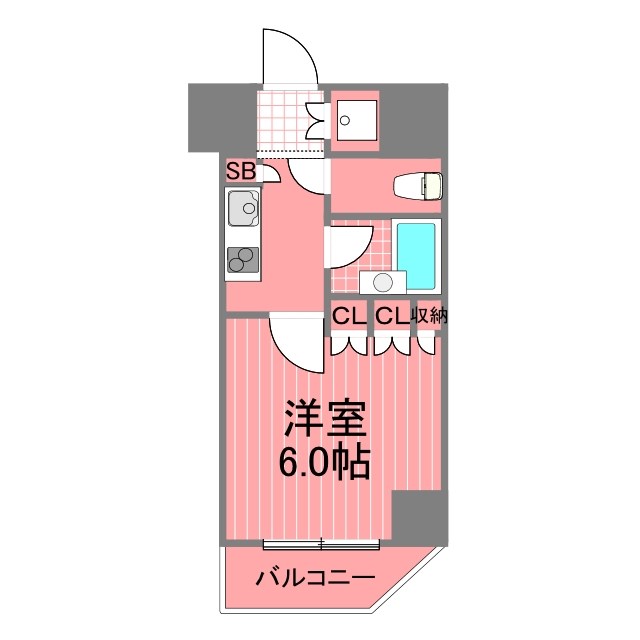 ルーブル川崎伍番館 間取り図