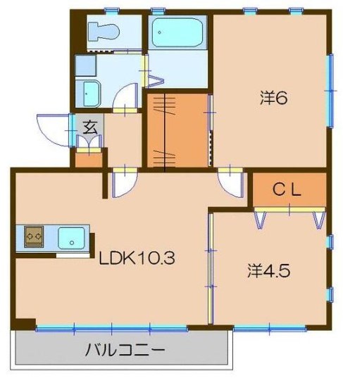 コンフォート  間取り図