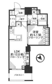 パークホームズ横濱関内  間取り図