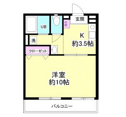 サザンフロント横浜伊勢町  間取り図