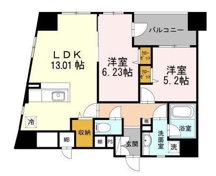 コリドール山手  間取り図