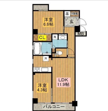 クラインガルテン八幡町 間取り図