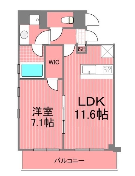 ルジャルダン横濱関内 間取り図