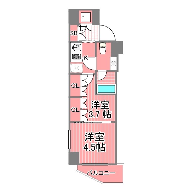 セジョリ横浜鶴見スリー 間取り図