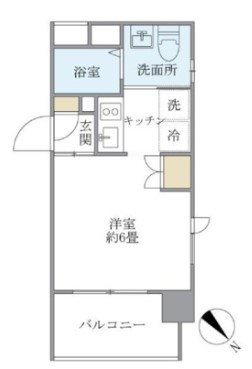 カーサヴェデュータ 間取り図