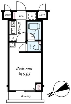 ライジングプレイス桜木町 間取り図