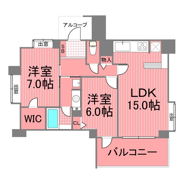 ライオンズステージ東戸塚 間取り図