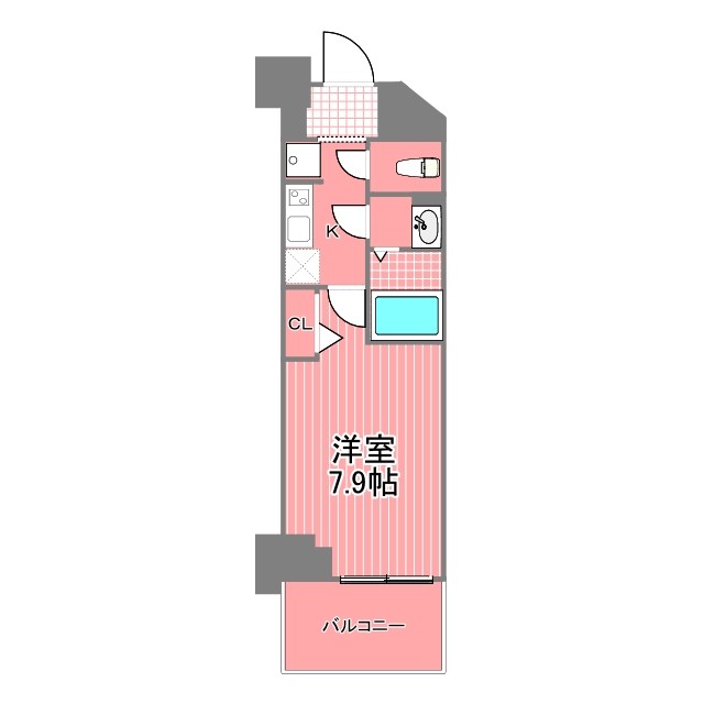 ライジングプレイス桜木町三番館 間取り図