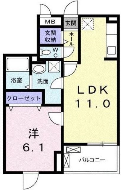 メゾンスピカ 間取り図