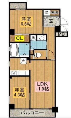 クラインガルテン八幡町 間取り図