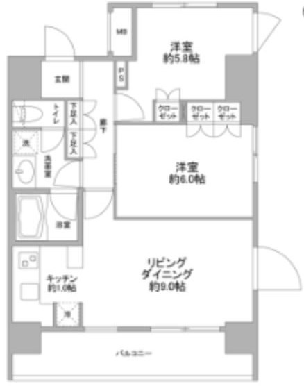 ルメイユ横浜関内  間取り図