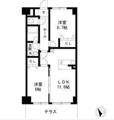 パークビュー仲町台  間取り図