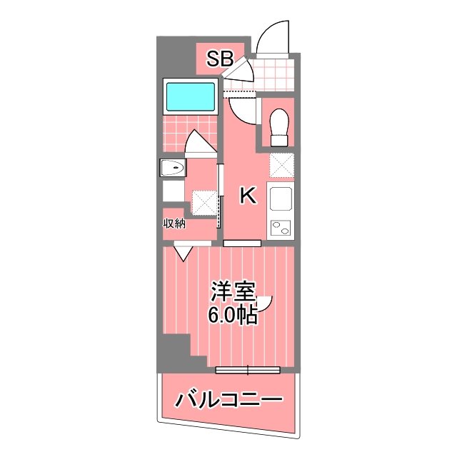 オルジュ鶴見  間取り図