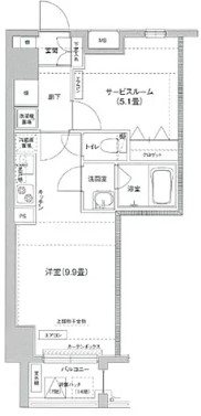 アイル川崎ステーションプラザ  間取り図