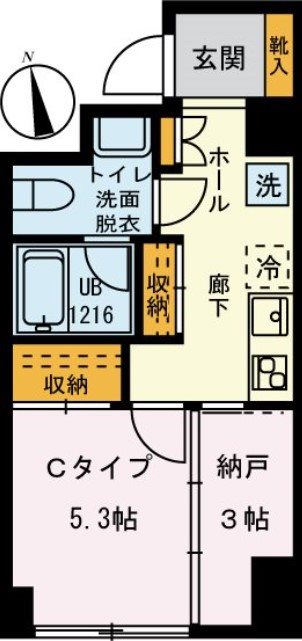 リバージュ弘明寺 間取り図