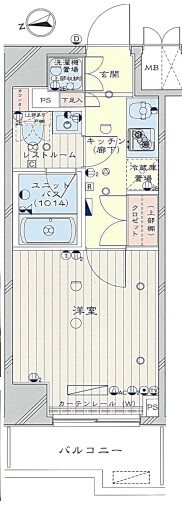 ルーブル川崎七番館 間取り図