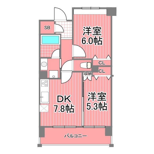 ピエス綱島 間取り図