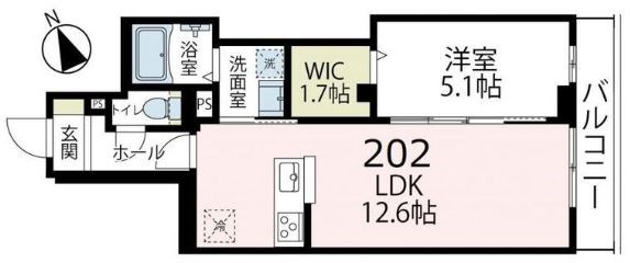 アヴェクトワベー 間取り図