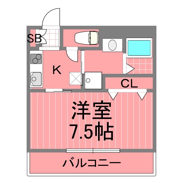 マメゾン大倉山 間取り図