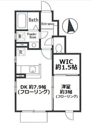 メゾンソレイユ 間取り図