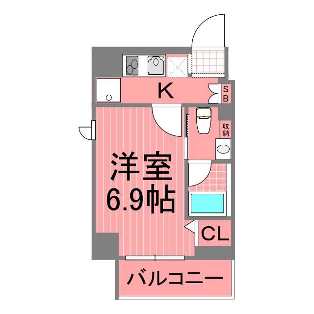 クレイシア横浜ノース 間取り図