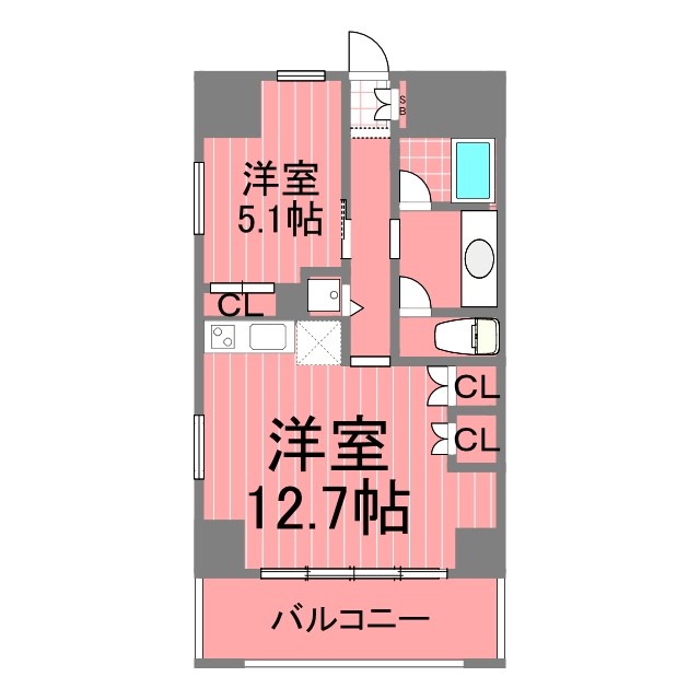 ロジュマン湘南 間取り図